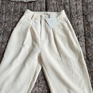 DISSH Cream Women's Trousers